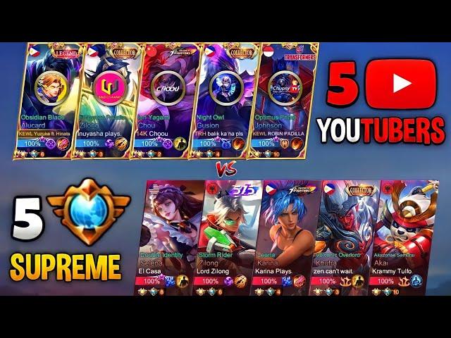 Yuzuke + Inuyasha + Astre + Choou + Chupsy Vs. 5 Supreme Players! | Who Will Win?! (Intense Match!)