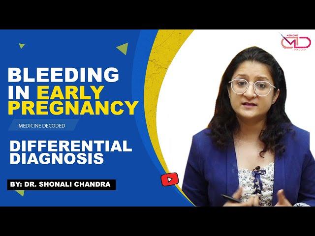 Bleeding in Early Pregnancy (Differential Diagnosis) || Dr. Shonali Chandra