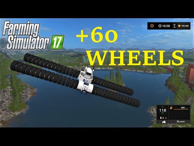 Farming Simulator 17 | +60 WHEELS VERY FAST BIG BUD TRACTOR