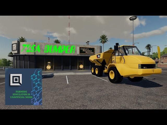 Farming Simulator 19 | 725A Dumper | MOD PC |