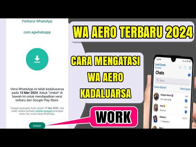 cara mengatasi wa aero kadaluarsa || solusi wa aero kadaluarsa || wa aero terbaru 2024 || wa aero