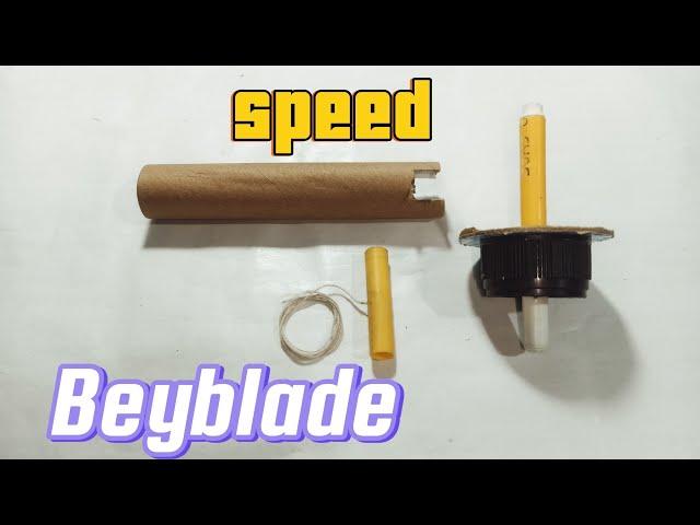 High speed Beyblade | how to make Beyblade with by launcher ️