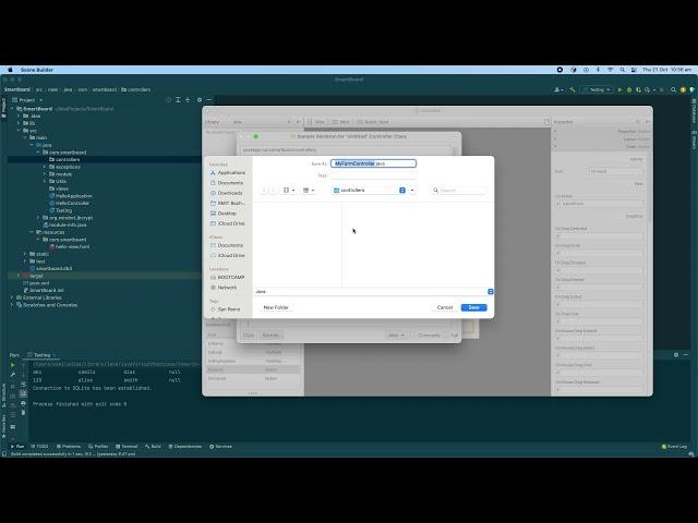 Generate Controller code | JavaFX + SceneBuilder + IntelliJ IDEA