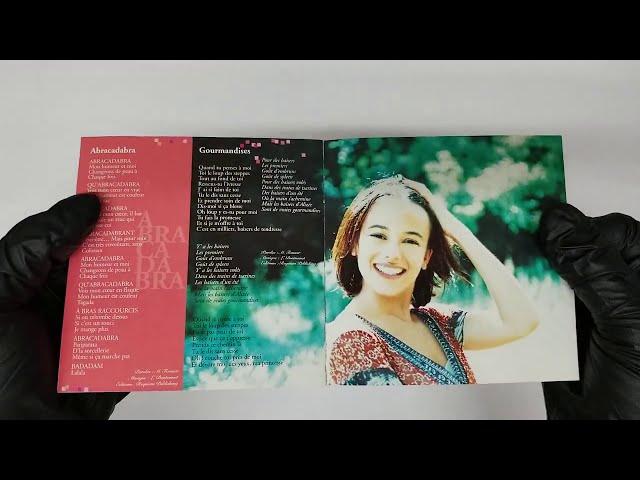 Alizee Gourmandises COVER CD Artwork HD UNBOXING lyrics Booklet Livret