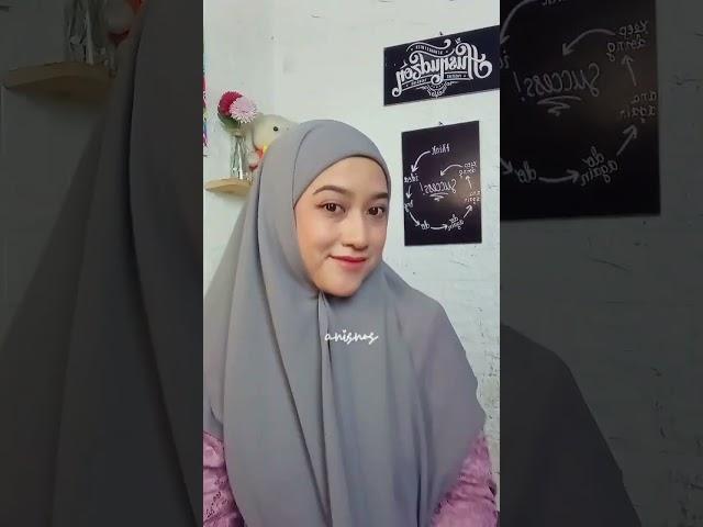 Tutorial Simple Pakai Jilbab Segitiga inner instan. #tutorial #hijabpashmina