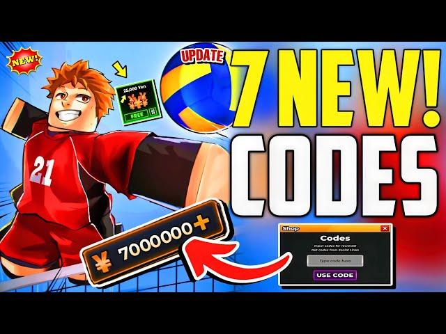 ️UPDATECODES!️VOLLEYBALL LEGENDS ROBLOX CODES 2025 - HAIKYUU LEGENDS CODES