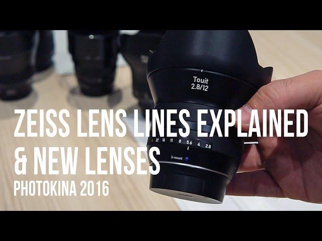 Zeiss New Lenses & a Look at the Company Different Lens Lines - Photokina 2016