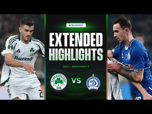 Panathinaikos vs. Dinamo Minsk: Extended Highlights | UECL League Phase MD 6 | CBS Sports Golazo