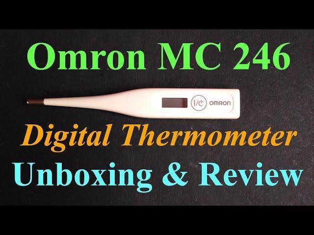 Omron MC 246 Digital Thermometer Review | Som Tips