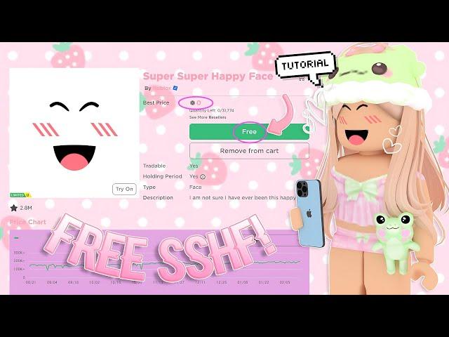 *WORKS* HOW TO GET FREE SUPER SUPER HAPPY FACE in 2024! (Tutorial)