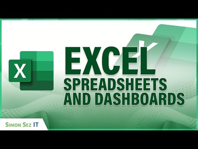 How To Build Excel Dashboards and Spreadsheets Tutorial