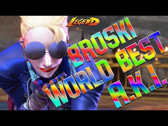 Street Fighter 6 Broski A.K.I. World Dangerous A.K.i. Powerful Gameplay !FightingGameWorldX