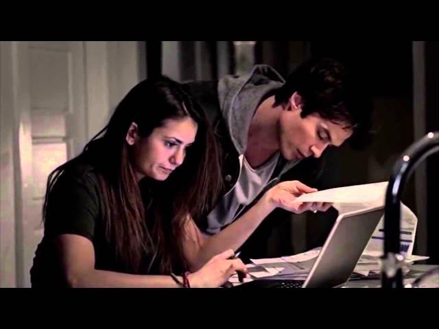 Damon and Elena 6x21 Stefan shows Damon his future