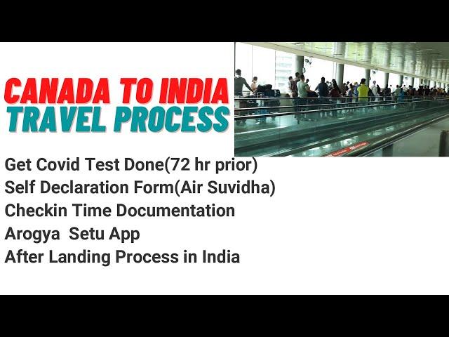 Canada to India Travel Process| Filling Air Suvidha/Self Declaration Form| Arogya Setu App| 2021