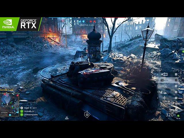 Battlefield V - Tiger Tank Perfect Match [43-0] | RTX Ultra