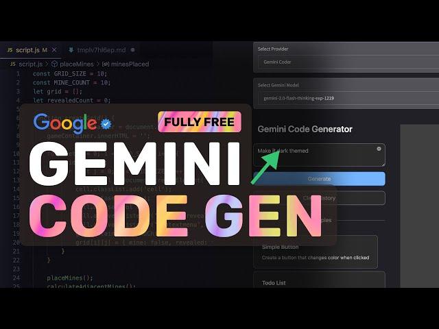 Google's Gemini CodeGen : This FULLY FREE AI Coder can GENERATE APPS in SECONDS!