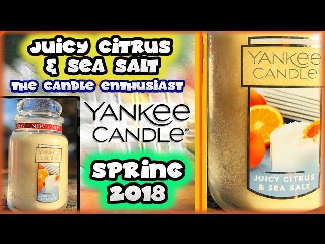 Yankee Candle - JUICY CITRUS & SEA SALT - NEW 2018 Spring Fragrance In-Depth Review