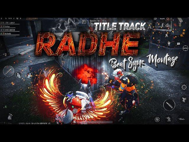 Radhe Title Track Best Beat Sync Edit Pubg Mobile Montage | Your Most Wanted Bhai | 69 JOKER