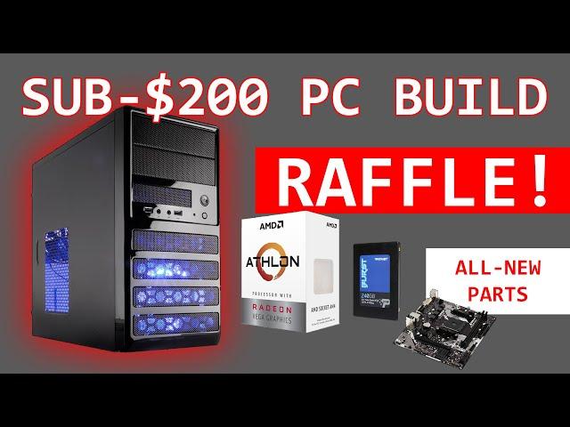 Cheapest AMD PC build on PCPartPicker (build log and testing)