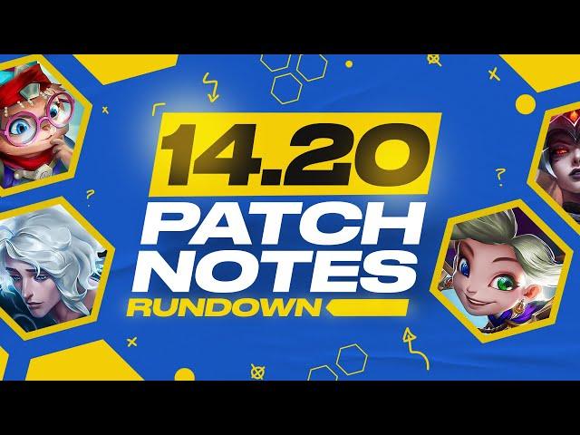 Frodan Reacts to the 14.20 Patch Notes Rundown