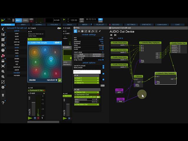 11 Sensomusic Usine tutorial: The surround