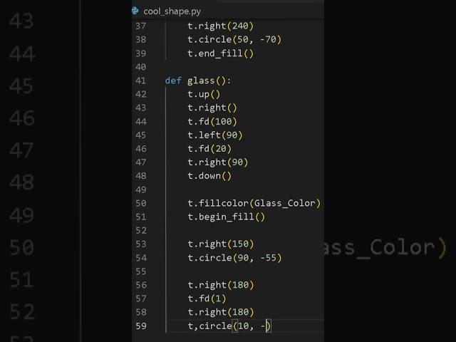 Drawing among us character in python || python pattern program to print amazing pattern using turtle