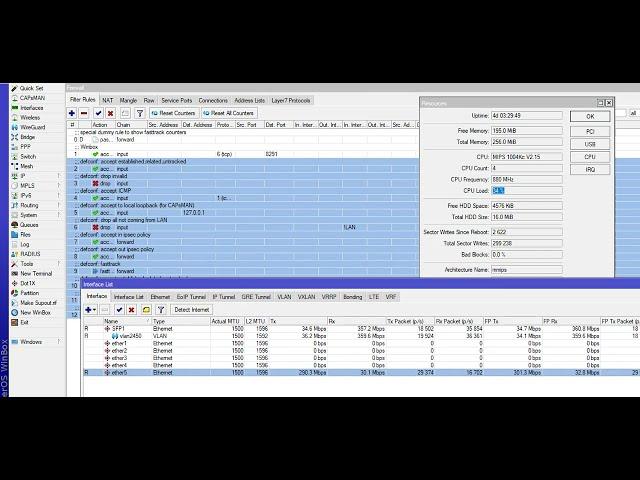 Cara Menurunkan CPU Load Menggunakan Default Firewall