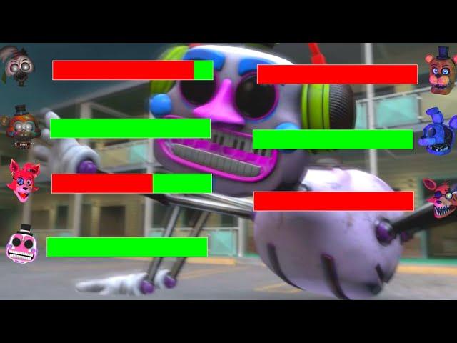 [SFM FNaF] Top 10 BEST FNaF vs FIGHT Animations WITH Healthbars