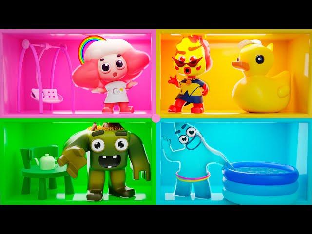 Four Colors Playhouse Challenge | Vavaloo Kids Songs