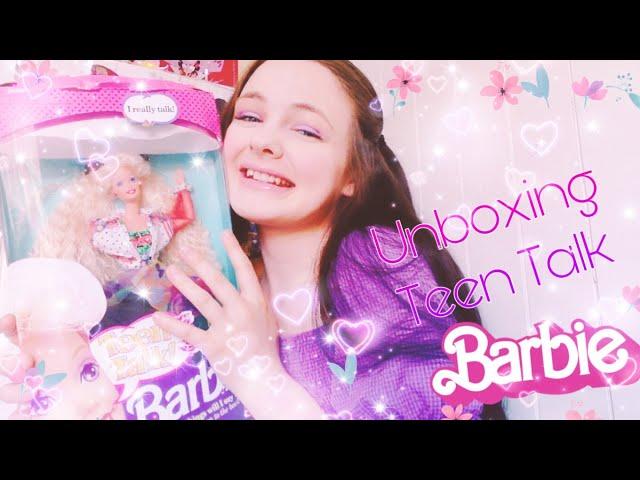 Unboxing 1992 Teen Talk Barbie!