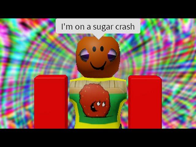 i forced people into singing sugarcrash in roblox