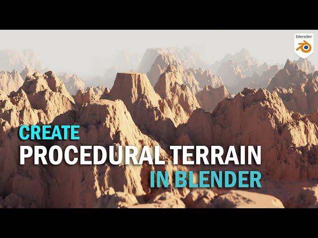 How to Create Procedural Terrains in Blender