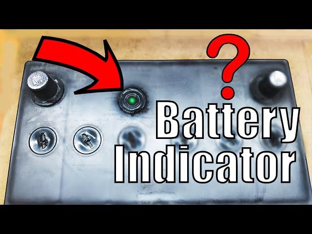 What's inside car battery indicator | How to read car battery indicator?