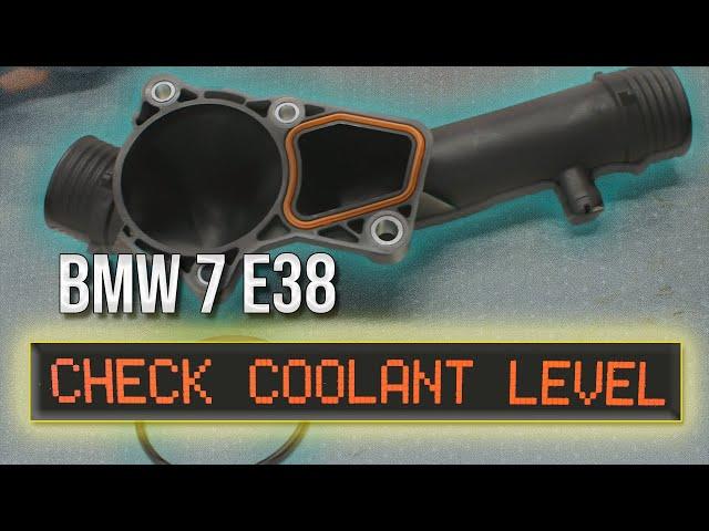 Thermostat Housing Replacement: BMW E38 728 M52