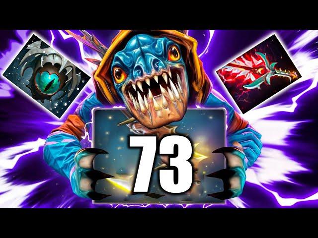 +73 Permanent Agility StacksSlark 62Kills Eye of Skadi + Bloodthorn Builds Dota 2