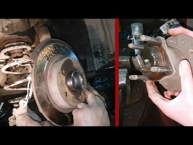 Replacement Rear Wheel Bearing on assembly OPEL ASTRA H / Replacement Rear Wheel Bearing on Opel