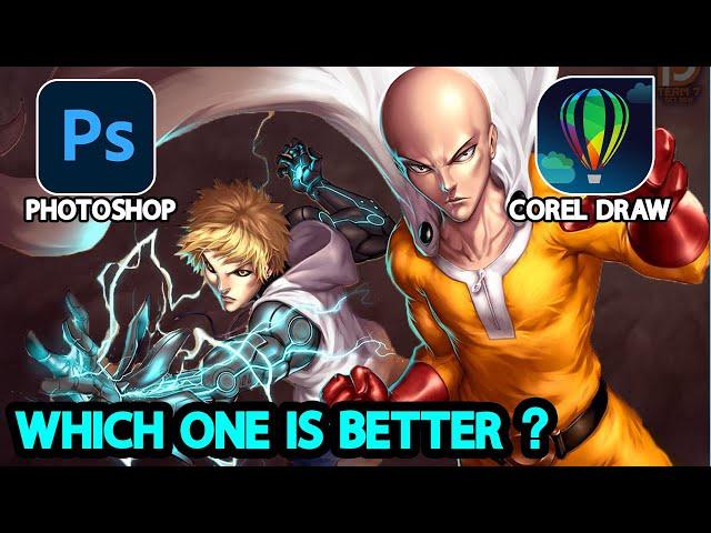 Photoshop vs CorelDraw |  Which one is Better?