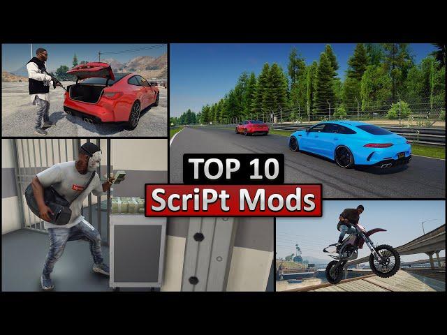 TOP 10 Script MODS for GTA 5 (2024) | Best scripts mods GTA V