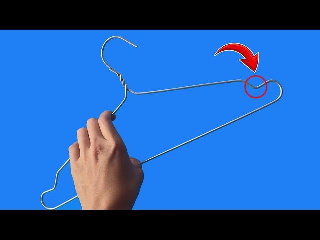 Not Many People Know This Secret Of Clothes Hangers!