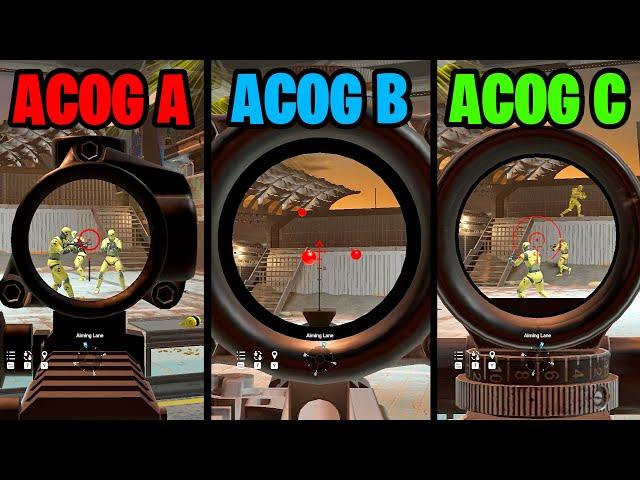 What is The BEST Acog in Rainbow Six Y9S1?