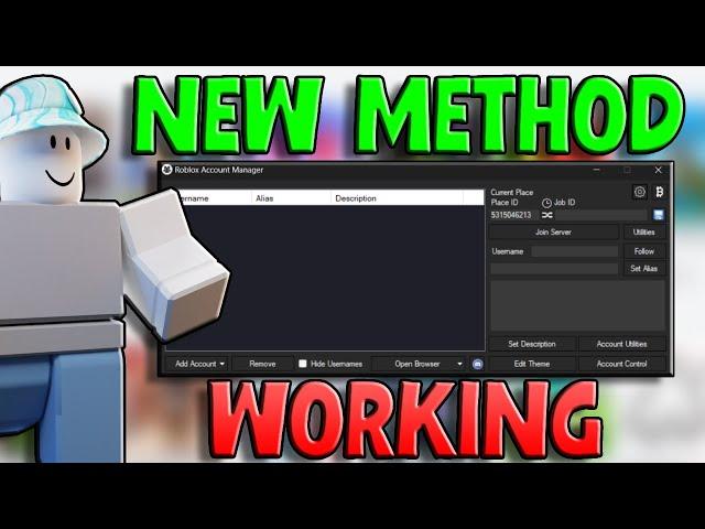 How To Use Roblox Account Manager - (NEW METHOD) Multiple Roblox Accounts EASY!