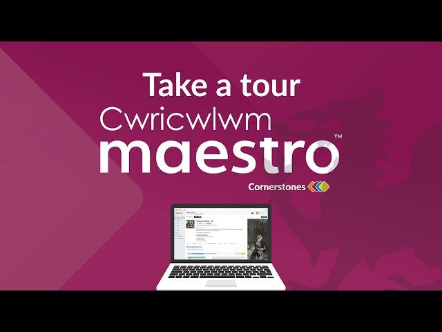 Cwricwlwm Maestro - Take a tour