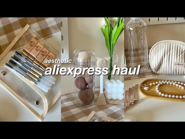 an aesthetic aliexpress haul  | useful items, stationery etc.