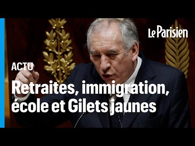 Ce qu'il faut retenir du discours de politique générale de François Bayrou