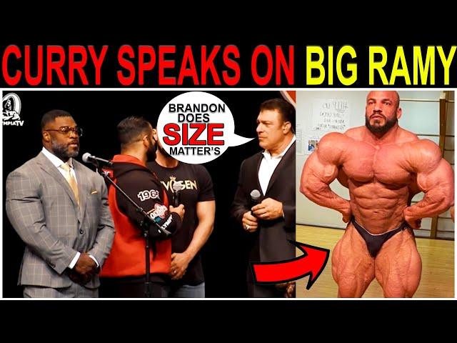 BRANDON CURRY SPEAKS ON BIG RAMY + BIG RAMY WEIGHT 303 LBS ON PRESS CONFERENCE