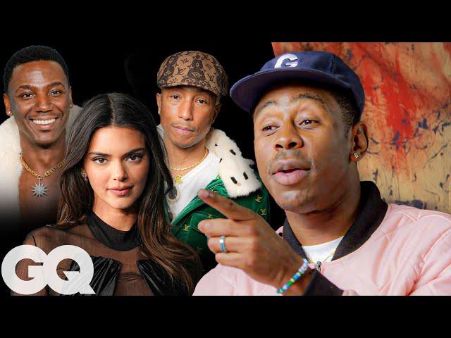 Tyler, the Creator Answers Questions From Kendall Jenner, Pharrell, Jerrod Carmichael & More | GQ