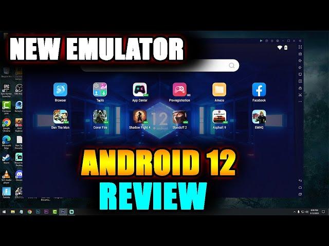 New Android 12 64bit Emulator Review | Nox Player | Gameplay & Settings | 60FPS Gaming