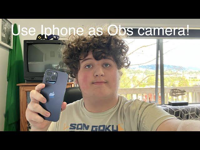 How to use iPhones as a webcam in obs (2023)