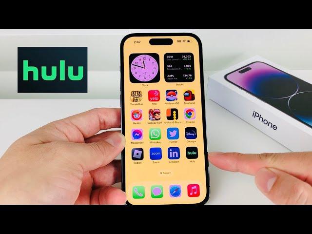 How to Install Hulu App on iPhone