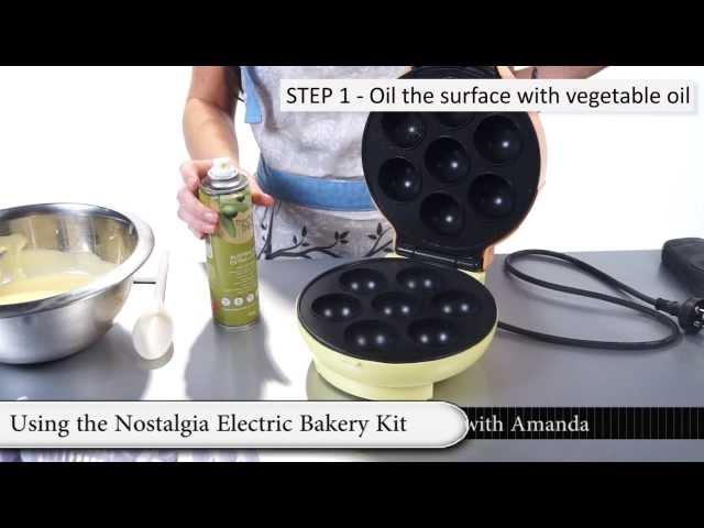 Nostalgia Electric Cake Pop Bakery Kit